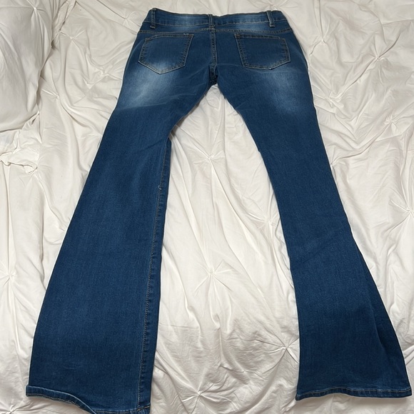 Unworn blue bell bottoms - Picture 2 of 2